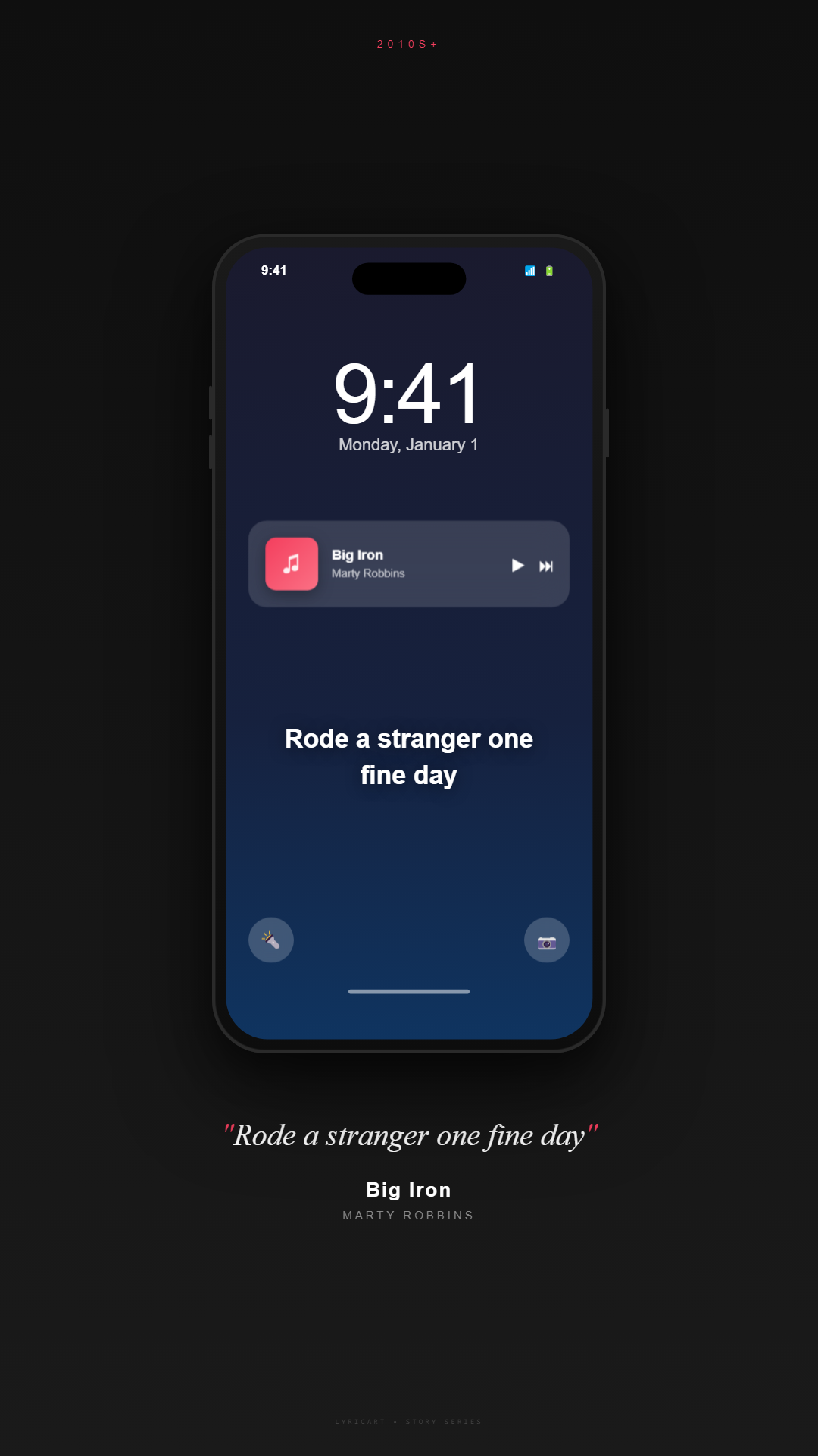 Big Iron Marty Robbins Lyrics - Rode a stranger one fine day - Lock Screen