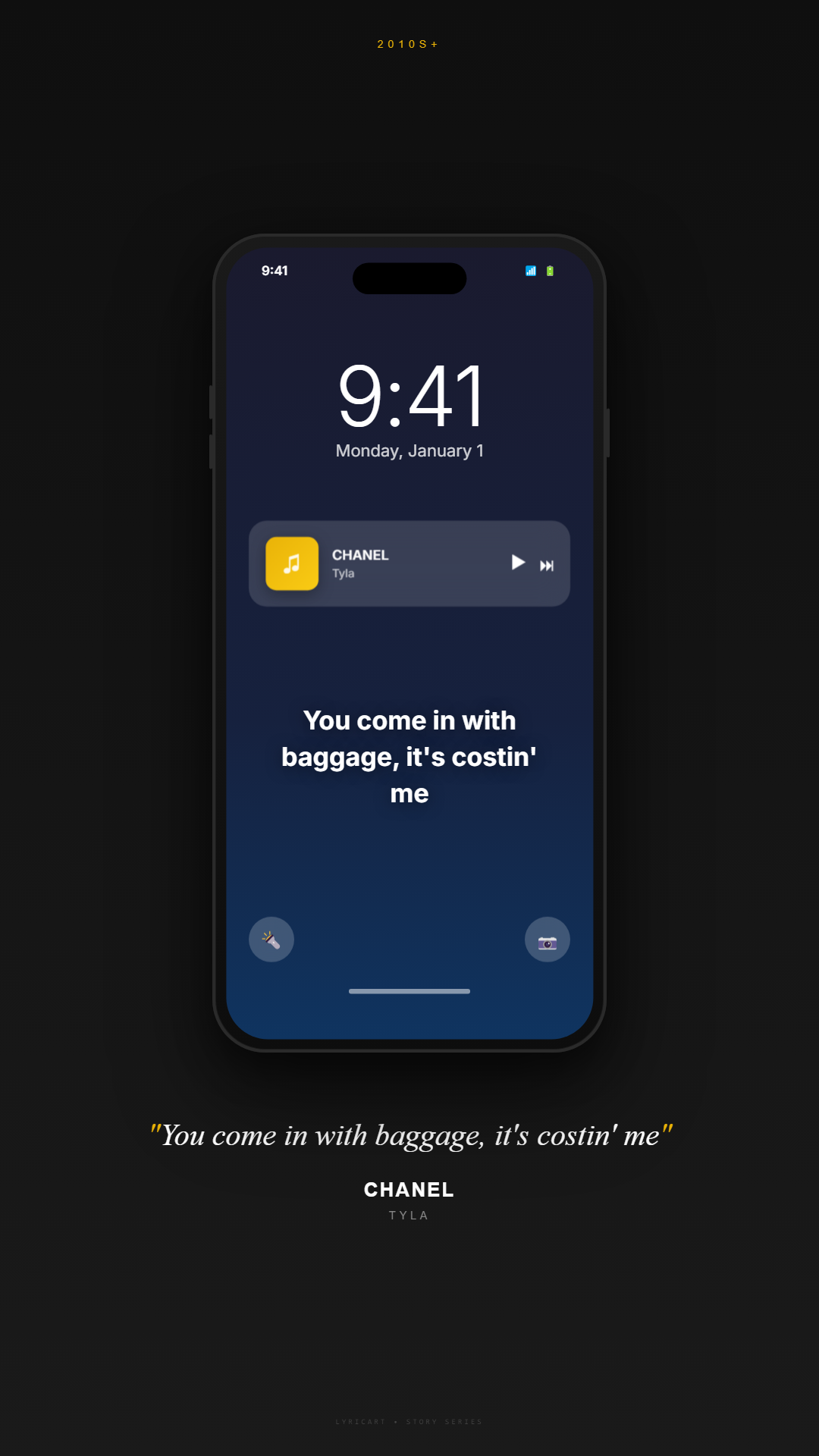 CHANEL Tyla Lyrics - How you say you love me? You ain't put me in Chanel - Lock Screen
