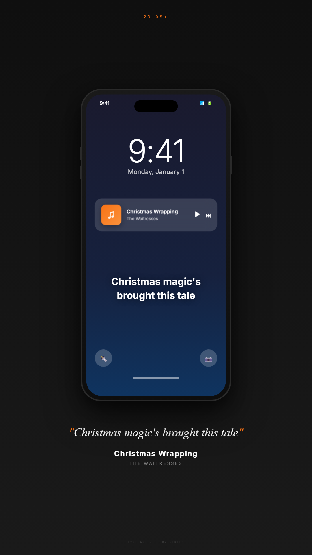 Christmas Wrapping The Waitresses Lyrics - All this year's been a busy blur - Lock Screen