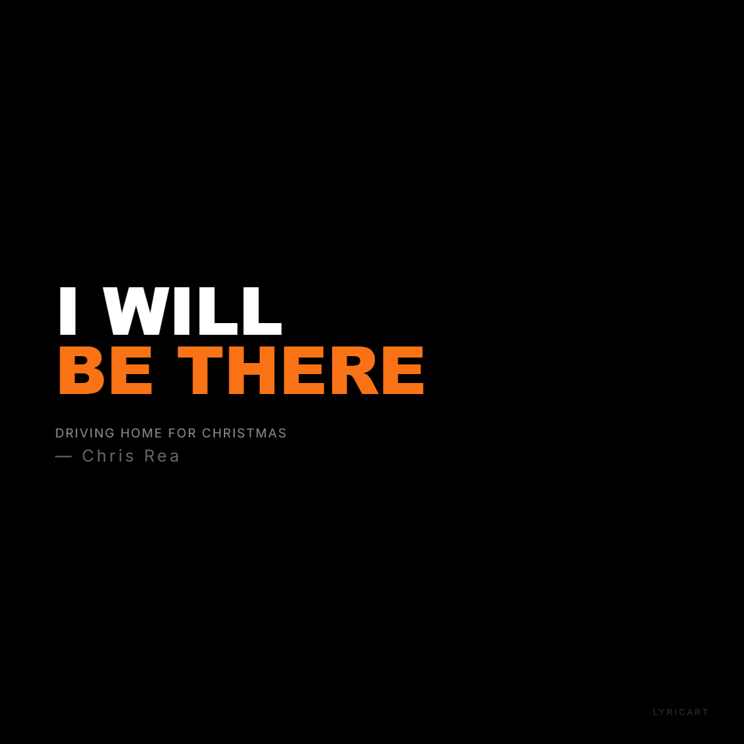 Driving Home for Christmas