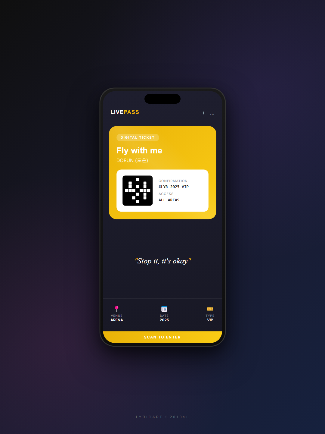 Fly with me DOEUN (도은) Lyrics - Stop it, it's okay - Digital Pass