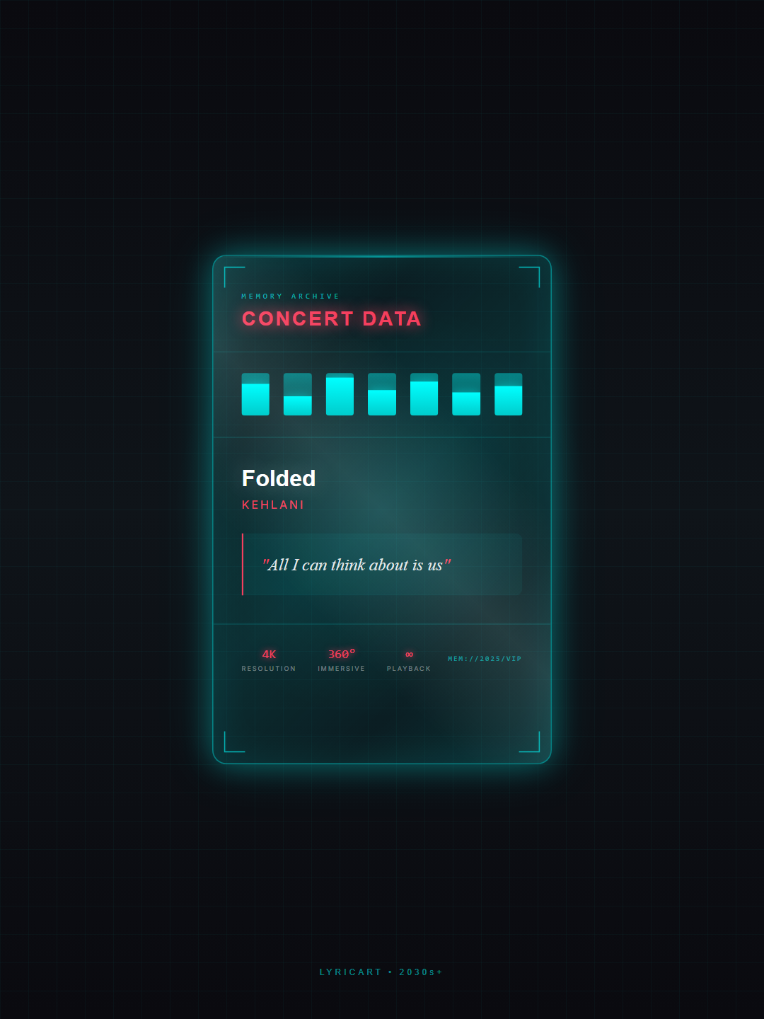 Folded Kehlani Lyrics - All I can think about is us - Memory Crystal