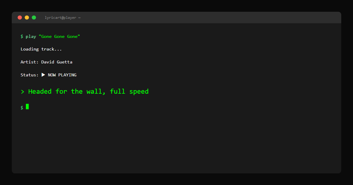 Gone Gone Gone David Guetta Lyrics - We were fire, impossible to tame - Terminal