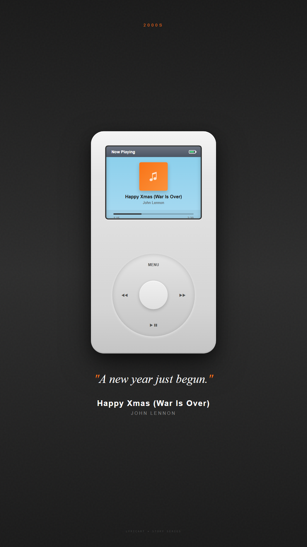 Happy Xmas (War Is Over) John Lennon Lyrics - And what have you done? - iPod Classic