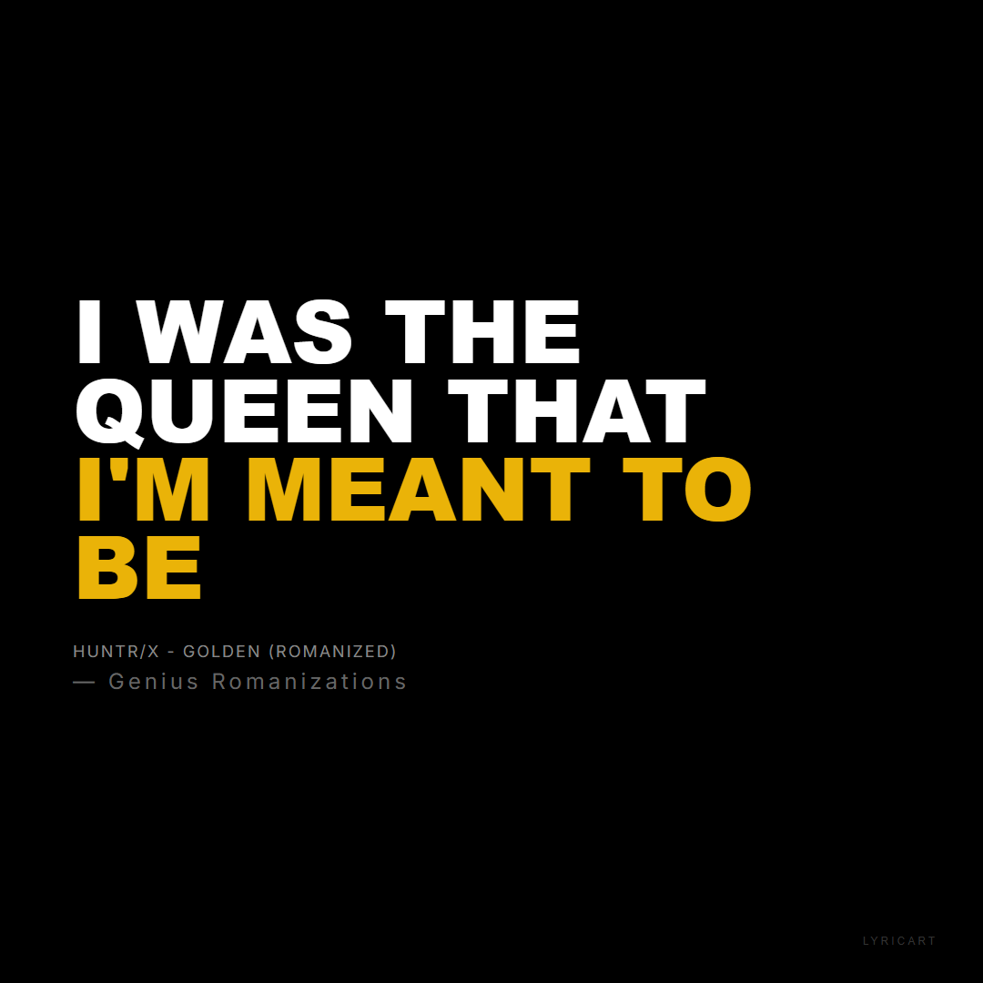 HUNTR/X - Golden (Romanized)