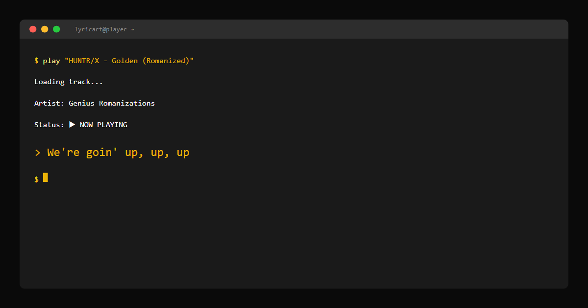 HUNTR/X - Golden (Romanized) Genius Romanizations Lyrics - I was a ghost, I was alone - Terminal