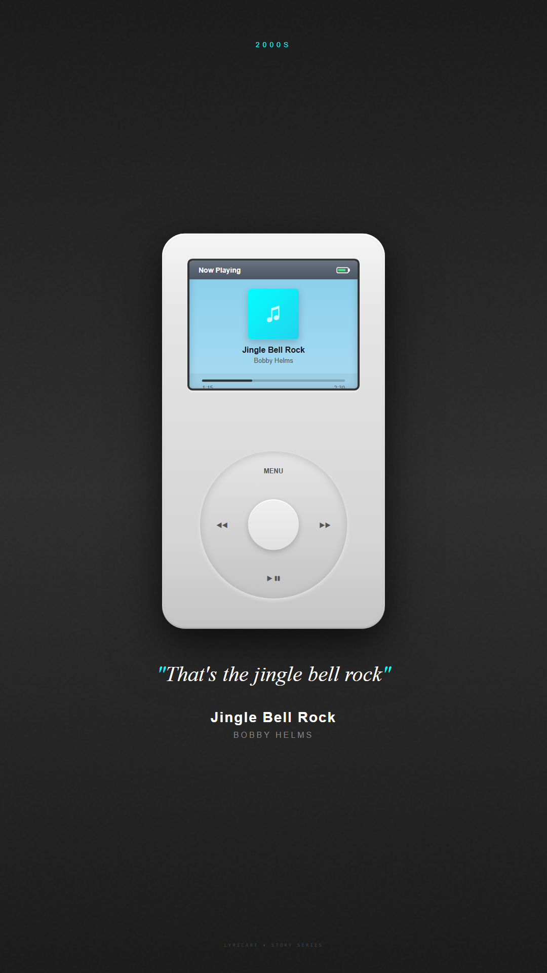 Jingle Bell Rock Bobby Helms Lyrics - Jingle bells swing and jingle bells ring - iPod Classic