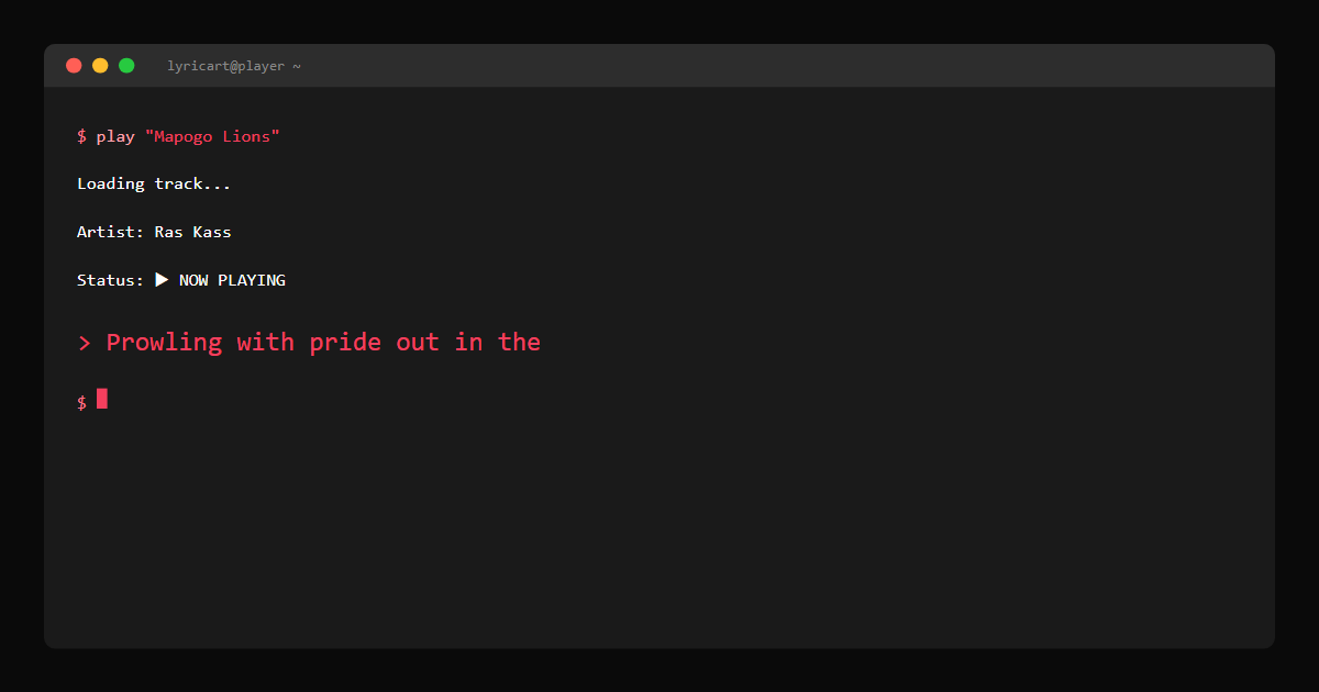 Mapogo Lions Ras Kass Lyrics - The tale of the infamous Mapogo Lions - Terminal