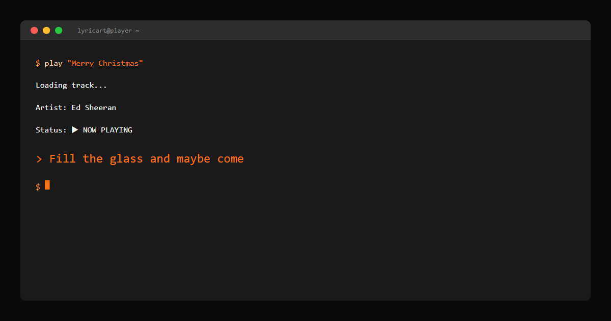 Merry Christmas Ed Sheeran Lyrics - Build the fire and gather 'round the tree - Terminal