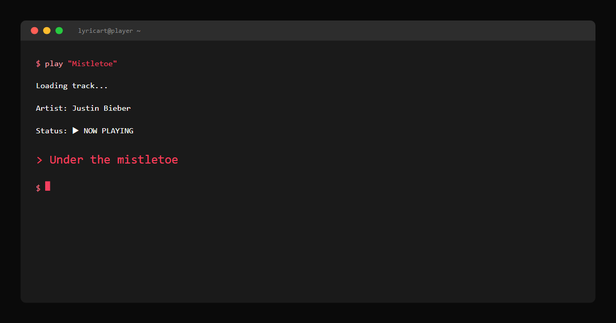 Mistletoe Justin Bieber Lyrics - It's the most beautiful time of the year - Terminal