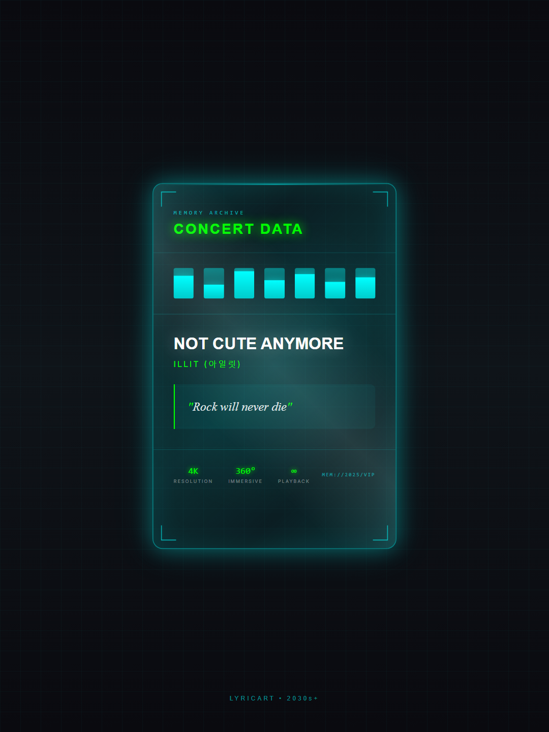 NOT CUTE ANYMORE ILLIT (아일릿) Lyrics - No keyring, no hand mirror - Memory Crystal