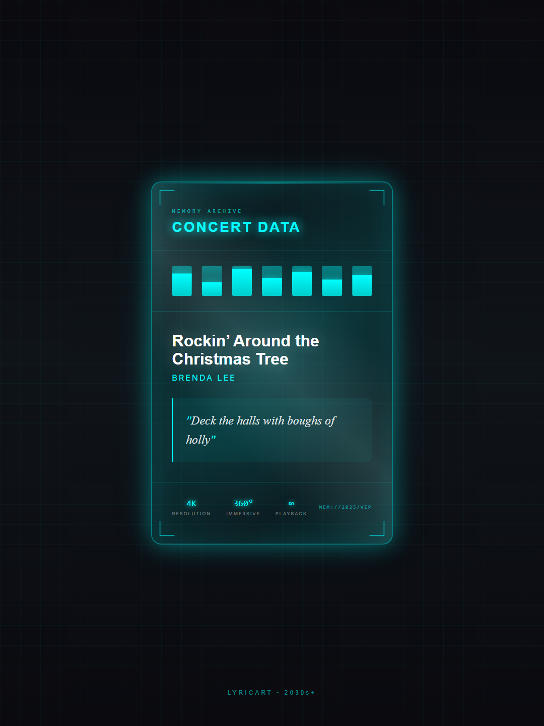 Rockin’ Around the Christmas Tree Brenda Lee Lyrics - Rockin' around the Christmas tree - Memory Crystal