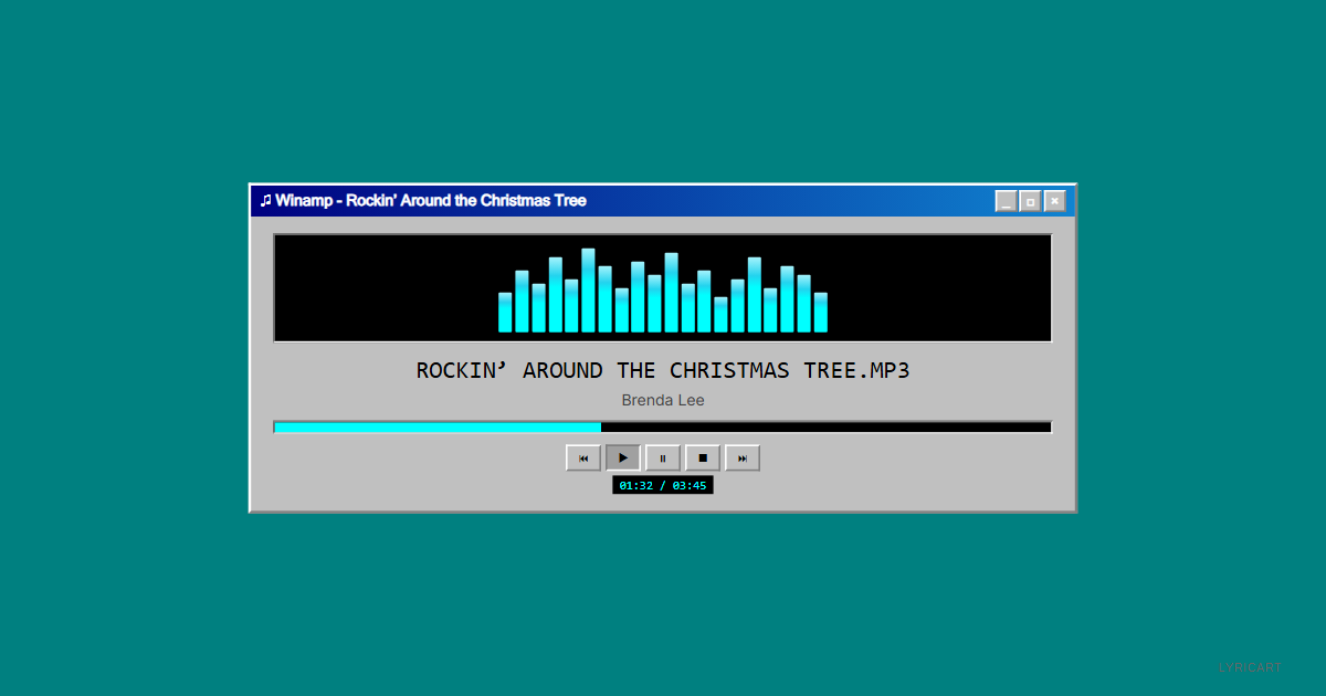 Rockin’ Around the Christmas Tree Brenda Lee Lyrics - Rockin' around the Christmas tree - Windows 95