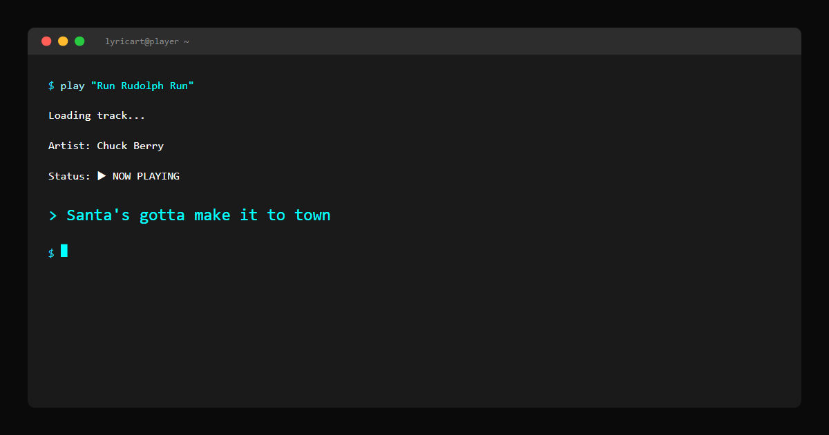 Run Rudolph Run Chuck Berry Lyrics - you know you're the mastermind - Terminal