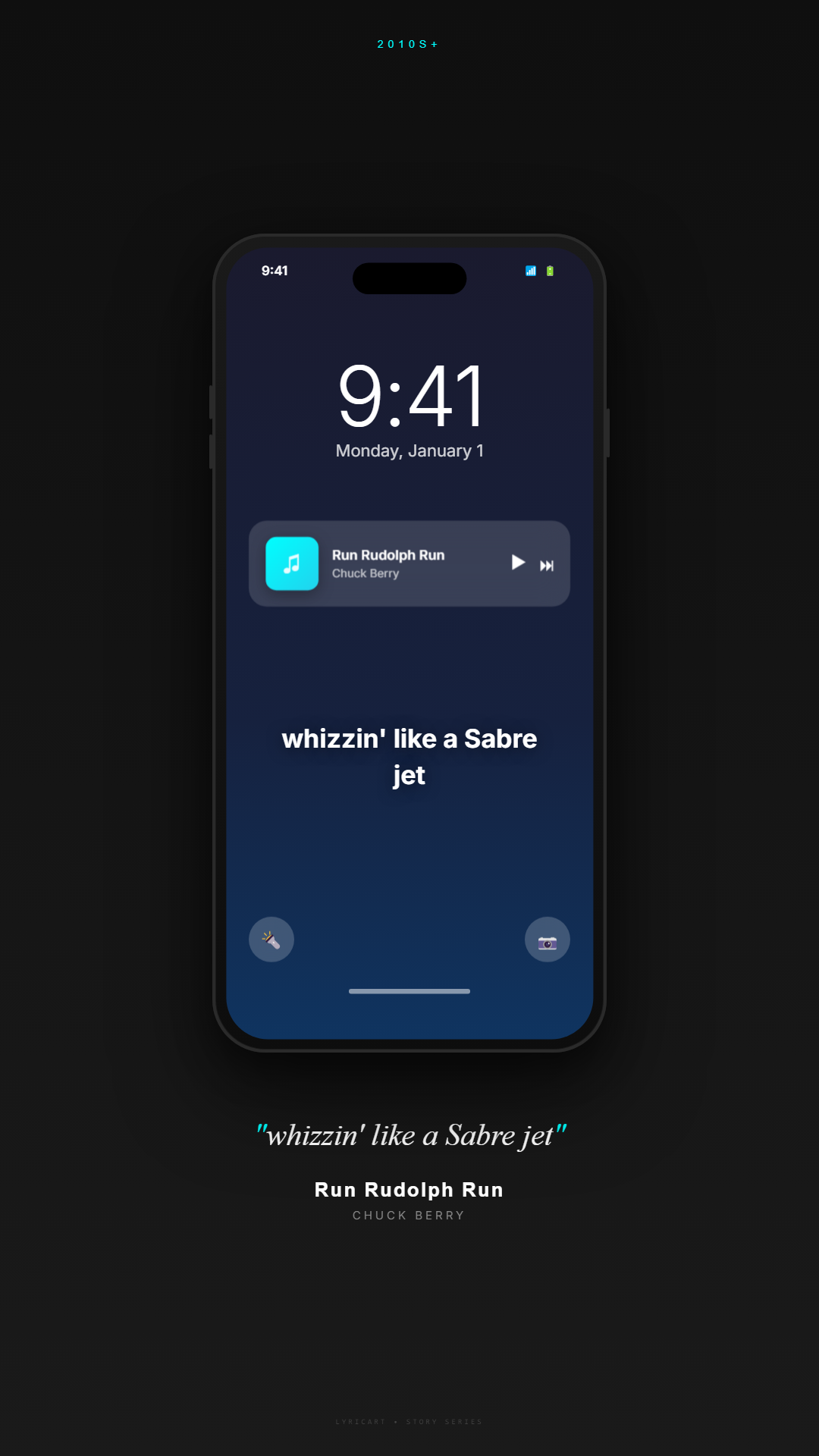 Run Rudolph Run Chuck Berry Lyrics - you know you're the mastermind - Lock Screen