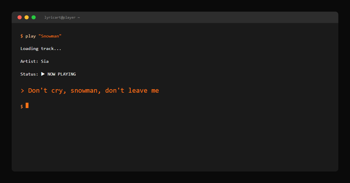 Snowman Sia Lyrics - Don't cry, snowman, not in front of me - Terminal