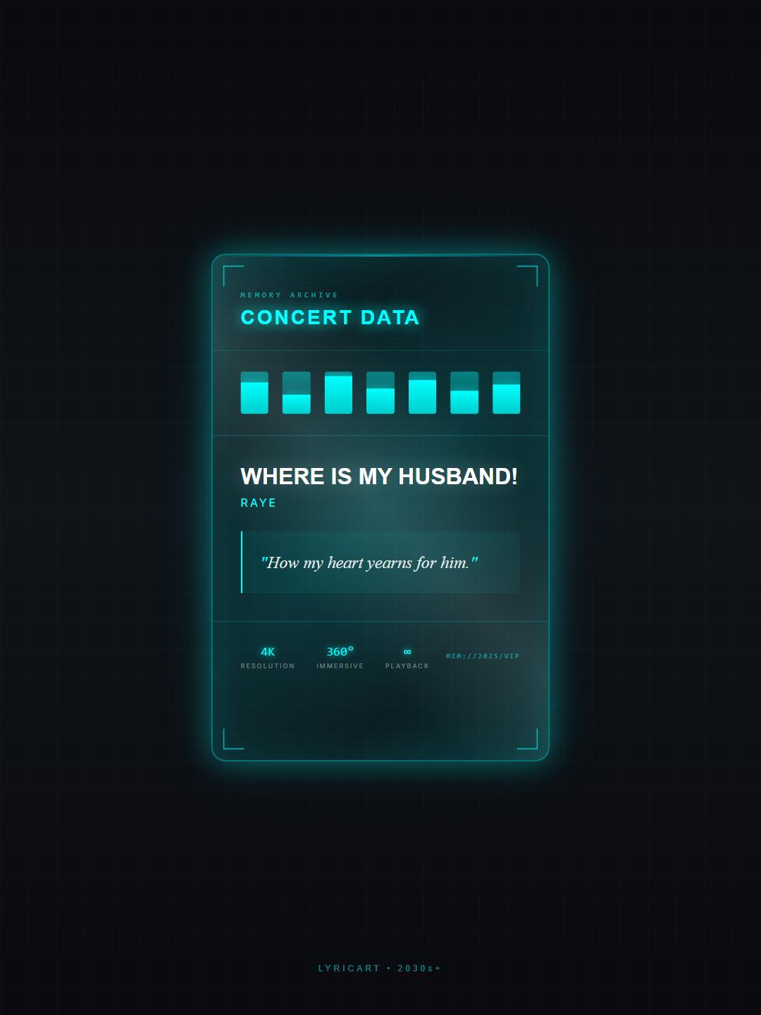 WHERE IS MY HUSBAND! RAYE Lyrics - Where the hell is my husband? - Memory Crystal