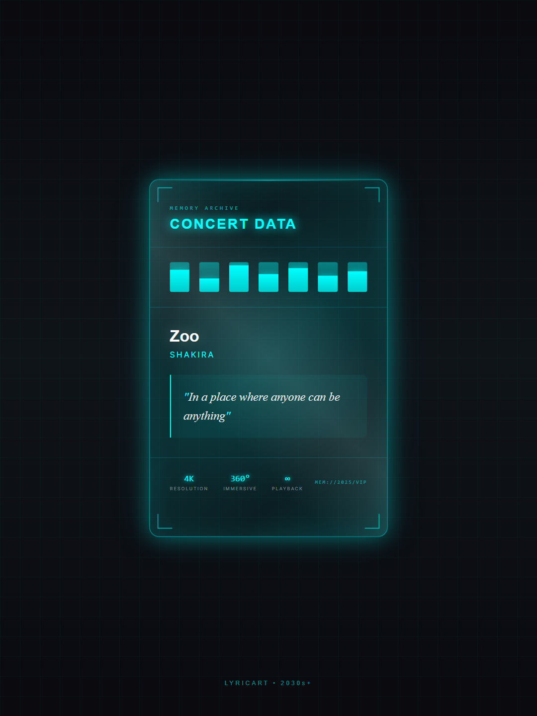 Zoo Shakira Lyrics - We're wild and we can't be tamed - Memory Crystal